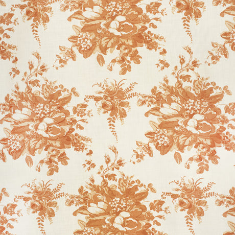 LEE JOFA 2020112.12.0 AURORA TERRACOTA Fabric - Eade's Wallpaper