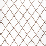 LEE JOFA 2020116.1116.0 BARE TWIG TRELLIS BRO/WHI Fabric - Eade's Wallpaper