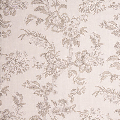 LEE JOFA 2020118.1066.0 BEIJING BLOSSOM TAUPE Fabric - Eade's Wallpaper
