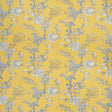 LEE JOFA 2020120.450.0 BEIJING BLOSSOM AMB/NAVY Fabric - Eade's Wallpaper