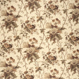 LEE JOFA 2020129.610.0 DE LA TOUR PLUM/BROW/ECRU Fabric - Eade's Wallpaper
