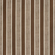 LEE JOFA 2020131.661.0 ELBA STRIPE BROWN Fabric - Eade's Wallpaper