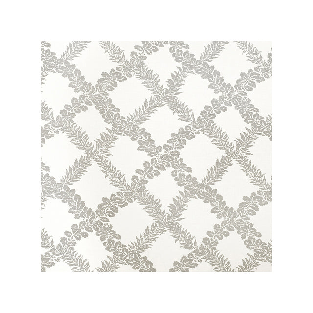 LEE JOFA 2020137.106.0 LEAF TRELLIS TAUPE Fabric - Eade's Wallpaper