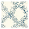 LEE JOFA 2020138.150.0 LEAF TRELLIS BLUE Fabric - Eade's Wallpaper