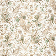 LEE JOFA 2020155.6316.0 PAISLEY PASSION BROW/GREE Fabric - Eade's Wallpaper
