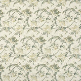 LEE JOFA 2020161.3.0 RUSSIAN TULIP GREEN Fabric - Eade's Wallpaper