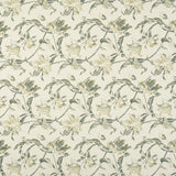 LEE JOFA 2020161.3.0 RUSSIAN TULIP GREEN Fabric - Eade's Wallpaper