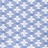 LEE JOFA 2020168.5.0 VIA KRUPP BLUE/WHITE Fabric - Eade's Wallpaper