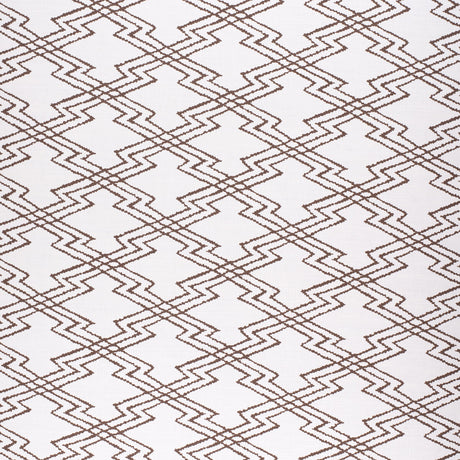 LEE JOFA 2020169.6.0 VIA KRUPP BIS BROWN Fabric - Eade's Wallpaper