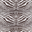 LEE JOFA 2020171.66.0 ZEBRA BROWN Fabric - Eade's Wallpaper
