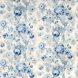 LEE JOFA 2020181.515.0 AVONDALE PRINT BLUE/SLATE Fabric - Eade's Wallpaper