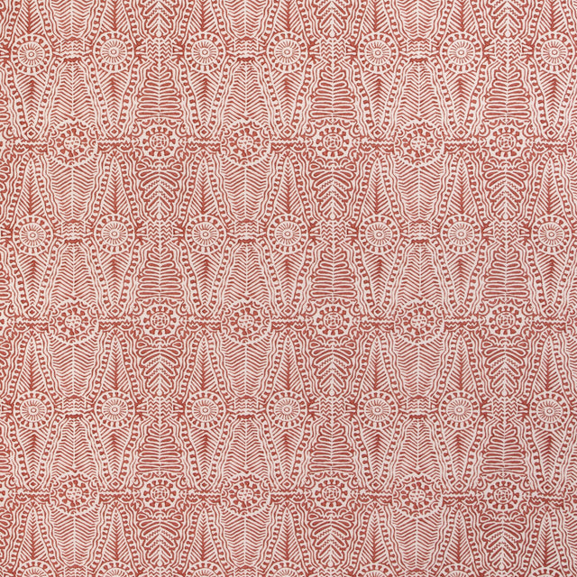 LEE JOFA 2020184.24.0 DRAYTON PRINT RUST Fabric - Eade's Wallpaper