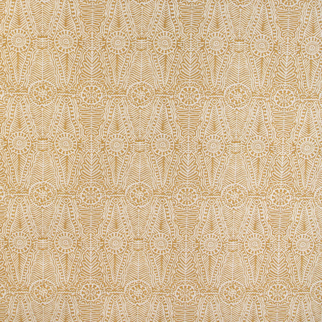 LEE JOFA 2020184.40.0 DRAYTON PRINT MAIZE Fabric - Eade's Wallpaper