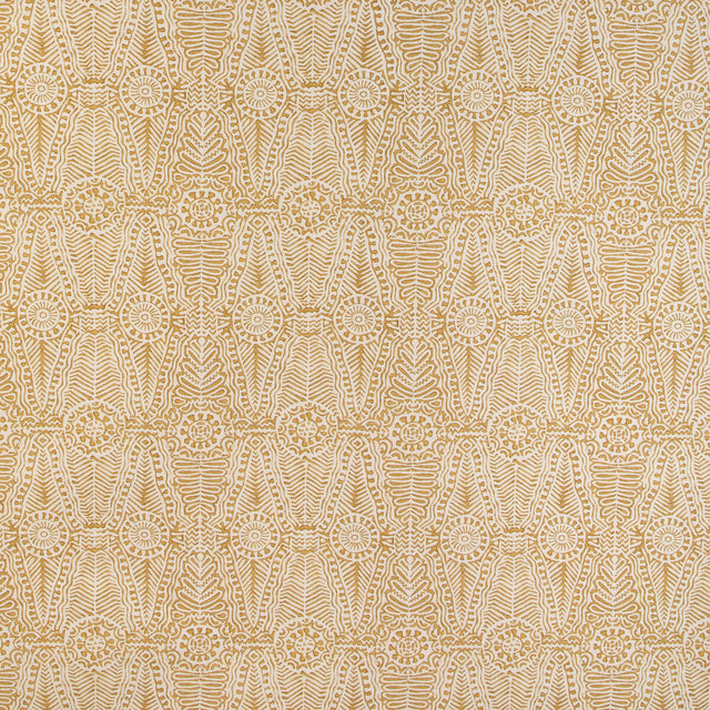 LEE JOFA 2020184.40.0 DRAYTON PRINT MAIZE Fabric - Eade's Wallpaper
