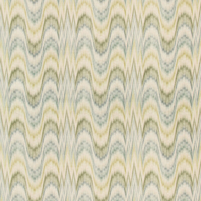LEE JOFA 2020185.235.0 JASPER PRINT MOSS/DENIM Fabric - Eade's Wallpaper