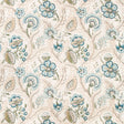 LEE JOFA 2020186.530.0 WIMBERLY PRINT BLUE/SPRING Fabric - Eade's Wallpaper