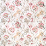 LEE JOFA 2020186.711.0 WIMBERLY PRINT BLUSH/STONE Fabric - Eade's Wallpaper
