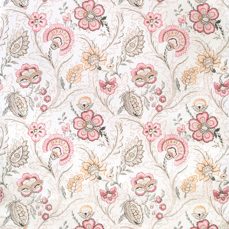 LEE JOFA 2020186.711.0 WIMBERLY PRINT BLUSH/STONE Fabric - Eade's Wallpaper