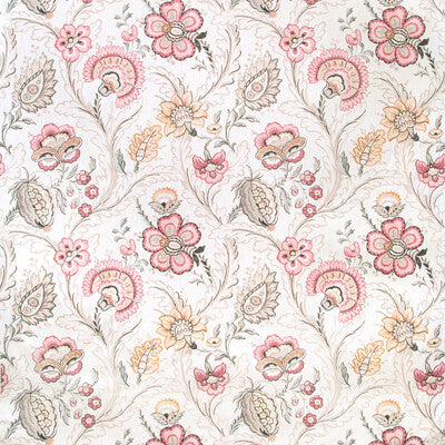 LEE JOFA 2020186.711.0 WIMBERLY PRINT BLUSH/STONE Fabric - Eade's Wallpaper