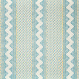 LEE JOFA 2020188.134.0 WHITAKER PRINT OCEAN/GOLD Fabric - Eade's Wallpaper
