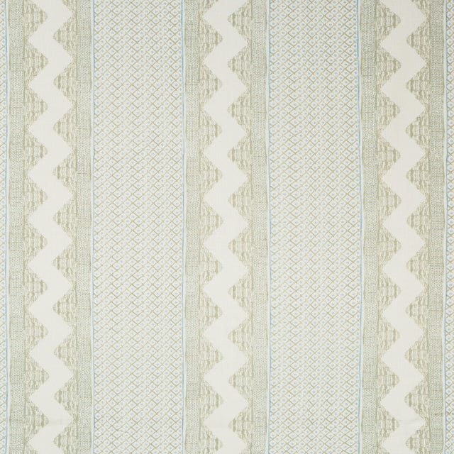 LEE JOFA 2020188.2313.0 WHITAKER PRINT SAGE/AQUA Fabric - Eade's Wallpaper