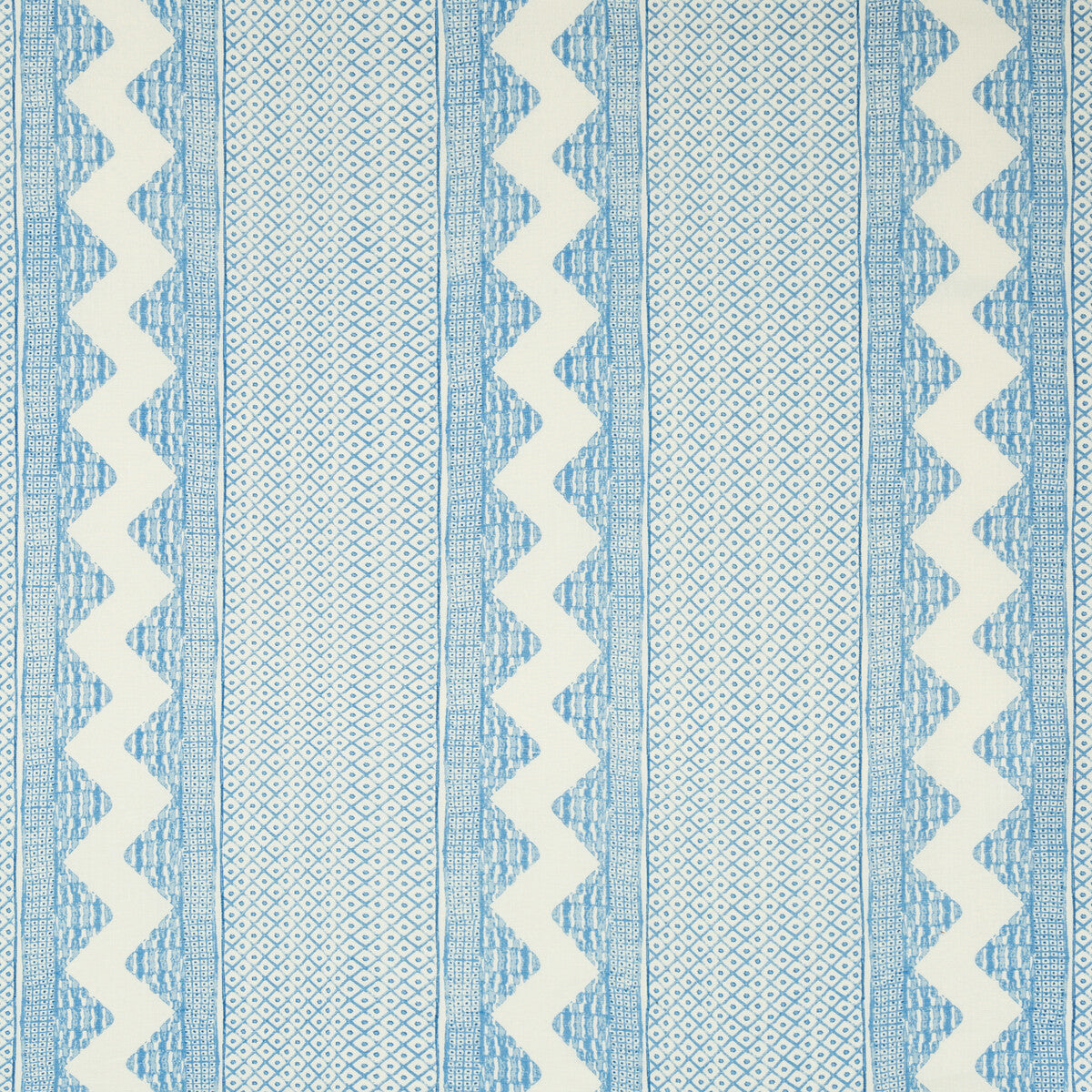 LEE JOFA 2020188.505.0 WHITAKER PRINT SKY/DELFT Fabric - Eade's Wallpaper