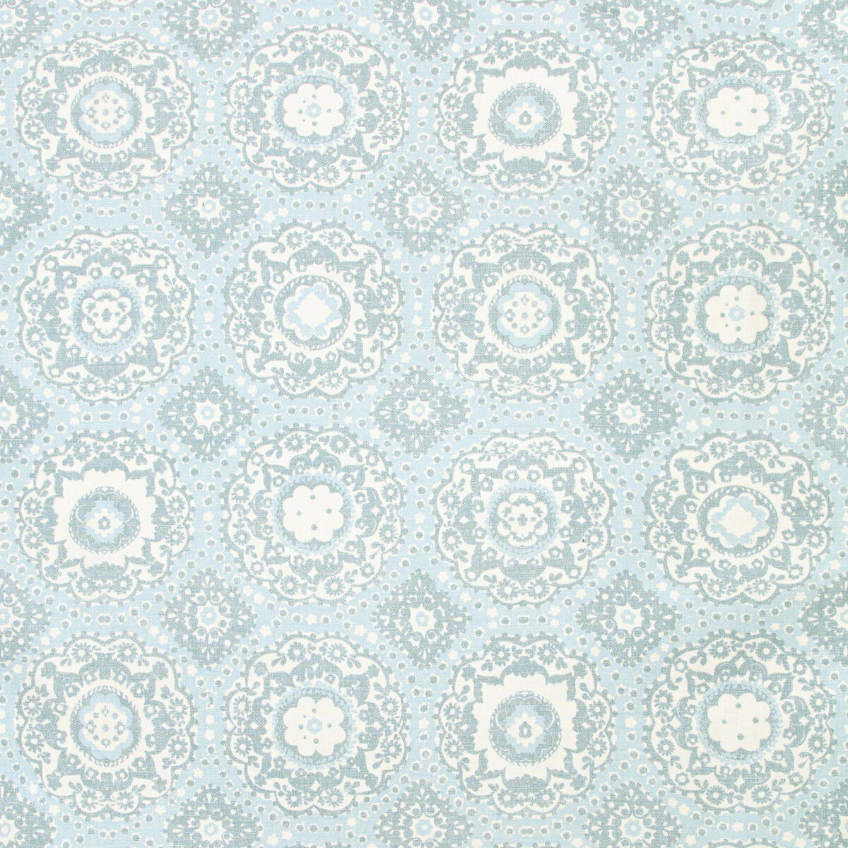 LEE JOFA 2020190.13.0 BAYVIEW PRINT AQUA Fabric - Eade's Wallpaper