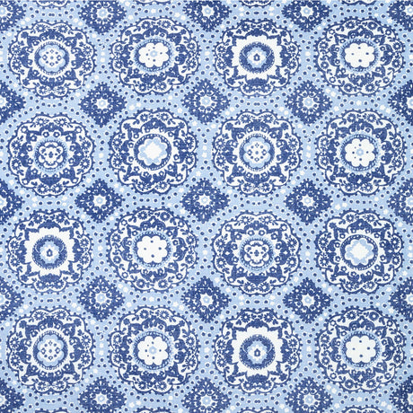 LEE JOFA 2020190.155.0 BAYVIEW PRINT CAPRI Fabric - Eade's Wallpaper