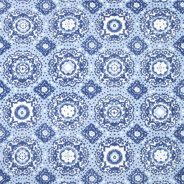 LEE JOFA 2020190.155.0 BAYVIEW PRINT CAPRI Fabric - Eade's Wallpaper