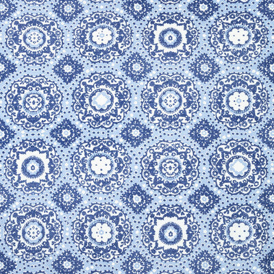 LEE JOFA 2020190.155.0 BAYVIEW PRINT CAPRI Fabric - Eade's Wallpaper