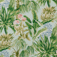 LEE JOFA 2020196.375.0 CALUYA PRINT MULTI Fabric - Eade's Wallpaper
