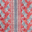LEE JOFA 2020197.195.0 BONGOL PRINT POPPY Fabric - Eade's Wallpaper