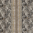 LEE JOFA 2020197.2146.0 BONGOL PRINT CHARCOAL Fabric - Eade's Wallpaper