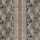LEE JOFA 2020197.2146.0 BONGOL PRINT CHARCOAL Fabric - Eade's Wallpaper