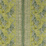 LEE JOFA 2020197.235.0 BONGOL PRINT KIWI Fabric - Eade's Wallpaper