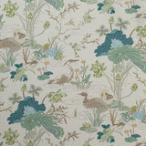 LEE JOFA 2020198.1323.0 LUZON PRINT JADE Fabric - Eade's Wallpaper