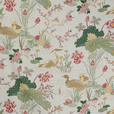 LEE JOFA 2020198.723.0 LUZON PRINT SPRING Fabric - Eade's Wallpaper