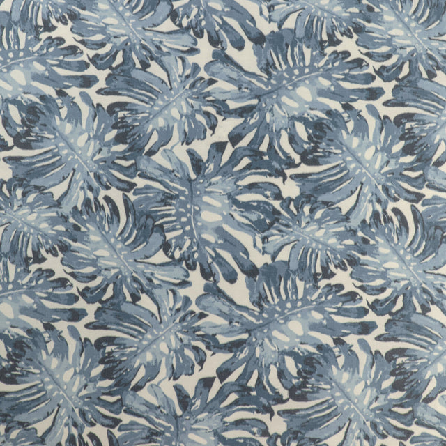 LEE JOFA 2020199.505.0 CALAPAN PRINT BLUE Fabric - Eade's Wallpaper