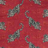 LEE JOFA 2020200.198.0 BONGOL VELVET CRIMSON Fabric - Eade's Wallpaper