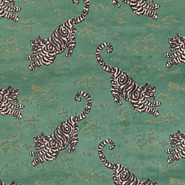 LEE JOFA 2020200.348.0 BONGOL VELVET JADE Fabric - Eade's Wallpaper