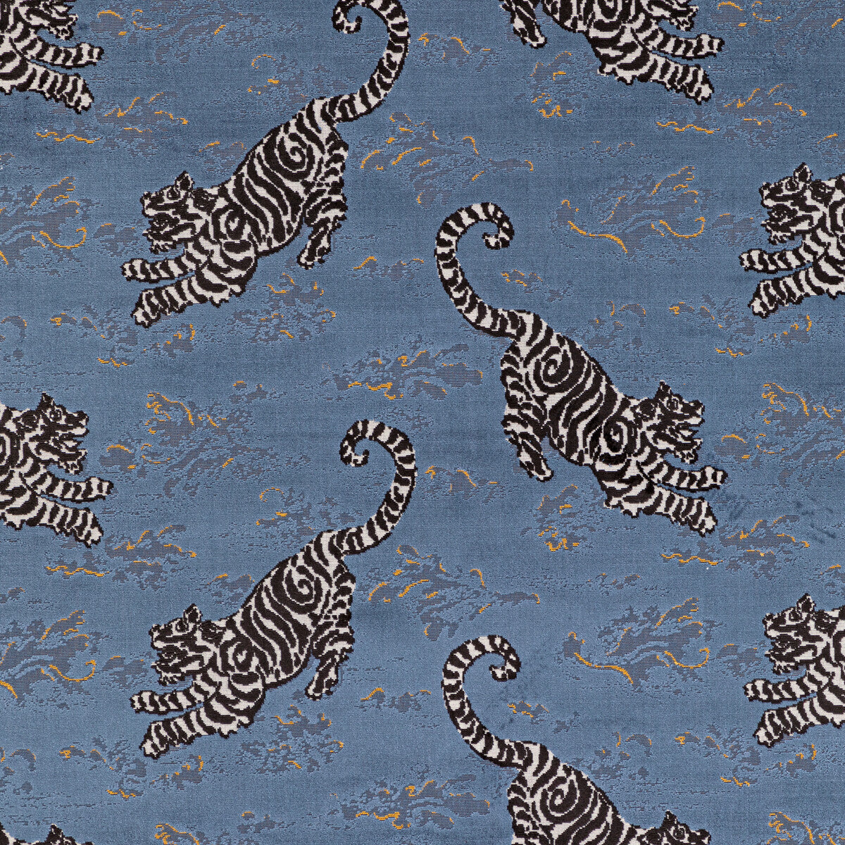 LEE JOFA 2020200.58.0 BONGOL VELVET SAPPHIRE Fabric - Eade's Wallpaper