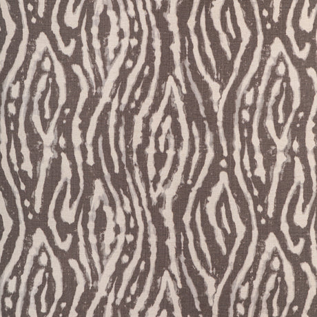 LEE JOFA 2020203.68.0 SALINA PRINT SMOKE Fabric - Eade's Wallpaper
