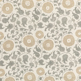 LEE JOFA 2020204.1611.0 ELDORA PRINT FLAX Fabric - Eade's Wallpaper