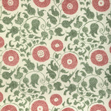 LEE JOFA 2020204.73.0 ELDORA PRINT LEAF/ROSE Fabric - Eade's Wallpaper