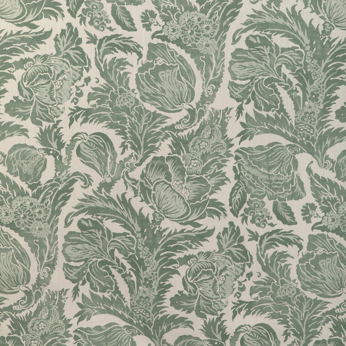 LEE JOFA 2020205.30.0 MARION PRINT SAGE Fabric - Eade's Wallpaper