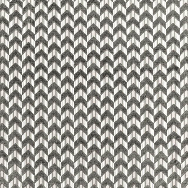 LEE JOFA 2020207.11.0 BAILEY VELVET GREY Fabric - Eade's Wallpaper