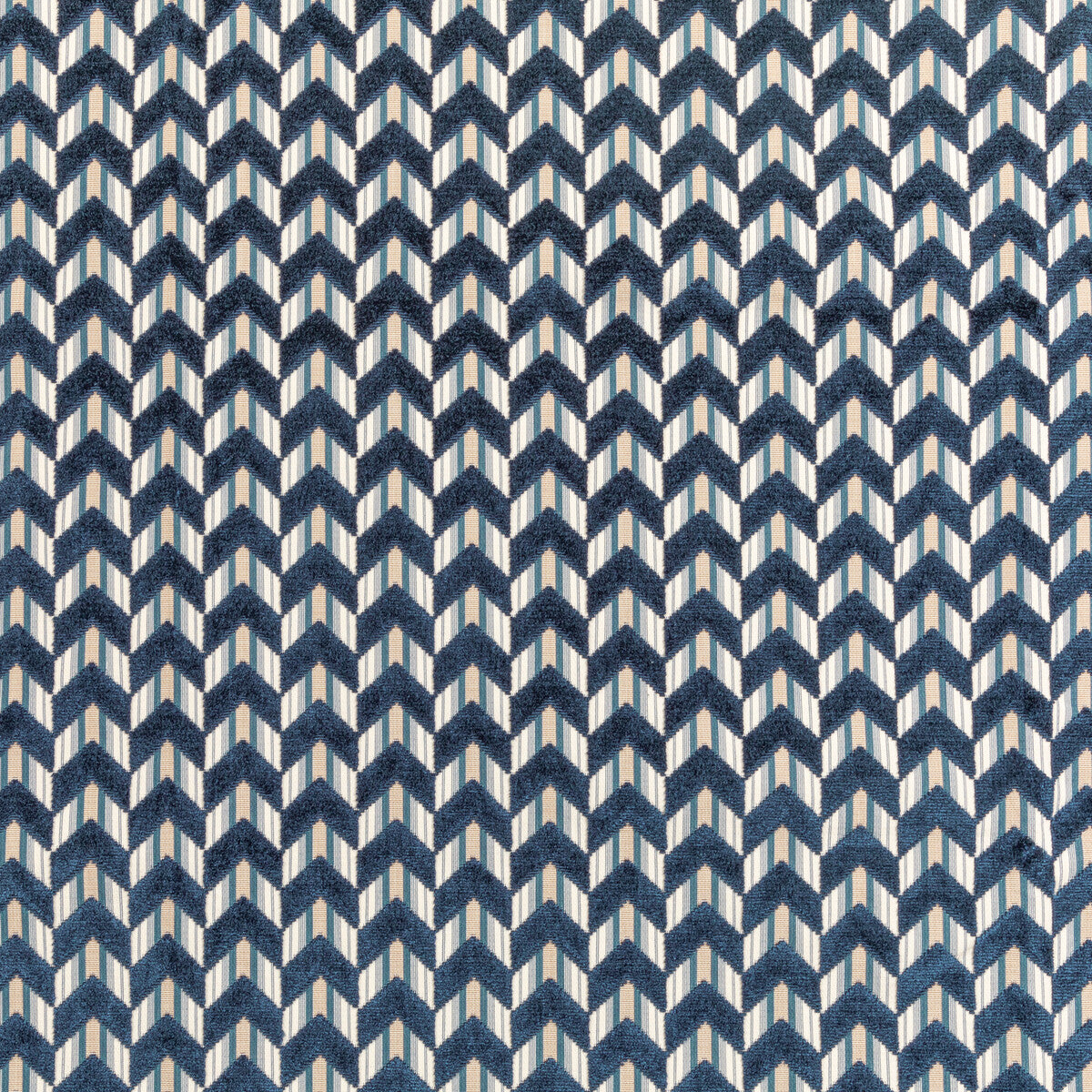 LEE JOFA 2020207.50.0 BAILEY VELVET NAVY Fabric - Eade's Wallpaper
