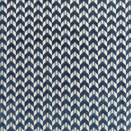 LEE JOFA 2020207.50.0 BAILEY VELVET NAVY Fabric - Eade's Wallpaper
