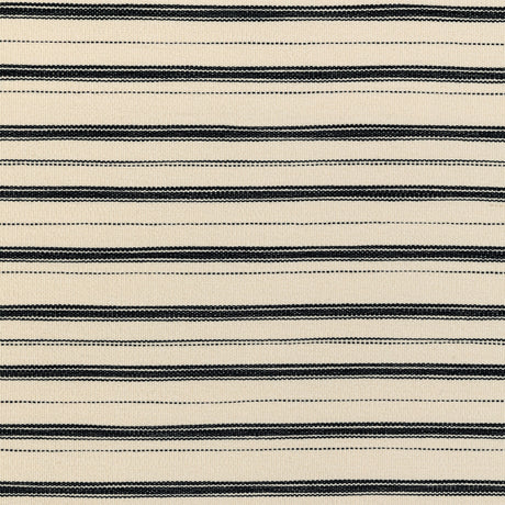 LEE JOFA 2020209.81.0 MEEKER STRIPE BLACK Fabric - Eade's Wallpaper