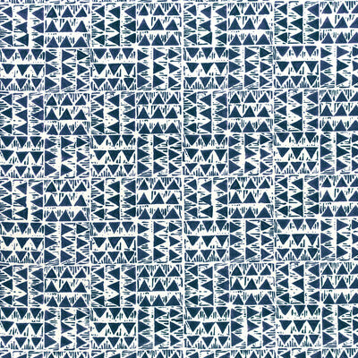 LEE JOFA 2020210.505.0 YAMPA PRINT NAVY Fabric - Eade's Wallpaper